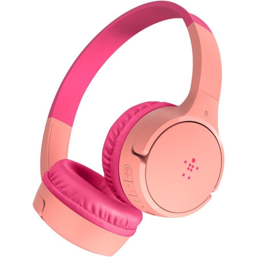 Belkin SOUNDFORM Mini Wired/Wireless On-ear, Over-the-head, Over-the-ear Stereo Headset - Pink