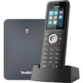 Yealink W79P IP Phone - Cordless - Corded - DECT, Bluetooth - Wall Mountable, Desktop - Black, Classic Gray