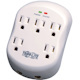 Tripp Lite by Eaton Protect It! 5-Outlet Surge Protector, Direct Plug-In, 1080 Joules, 1-Line RJ11 Protection