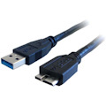 Comprehensive USB 3.0 A Male to Micro B Male Cable 10ft.