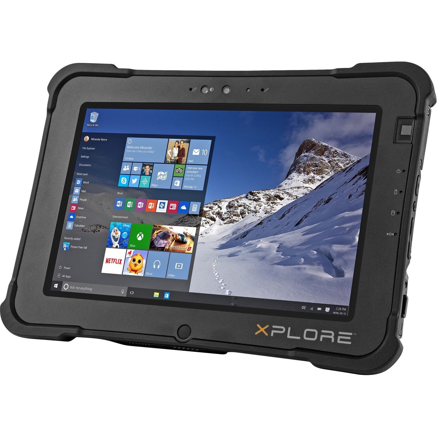 Xplore XSLATE L10 Tablet - 25.7 cm (10.1") - Octa-core (8 Core) 2.20 GHz - 8 GB RAM - 128 GB Storage - Android 8.1 Oreo - 4G