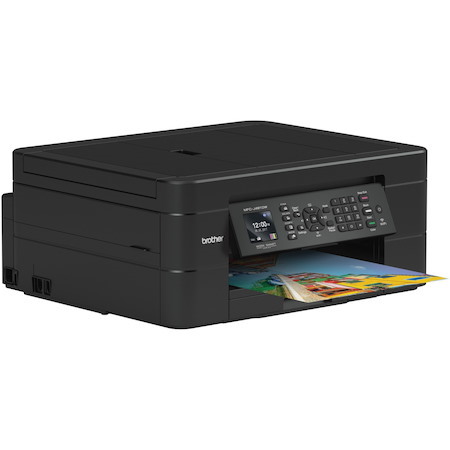 Brother MFC MFC-J491DW Wireless Inkjet Multifunction Printer-Color-Copier/Fax/Scanner-6000x1200 Print-Automatic Duplex Print-2500 Pages Monthly-100 sheets Input-Color Scanner-2400 Optical Scan-Color Fax-Wireless LAN