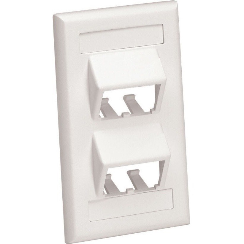 Panduit Mini-Com 4 Sockets Single Gang Faceplate