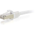 C2G-6ft Cat6 Snagless Shielded (STP) Network Patch Cable - White
