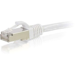 C2G-3ft Cat6 Snagless Shielded (STP) Network Patch Cable - White