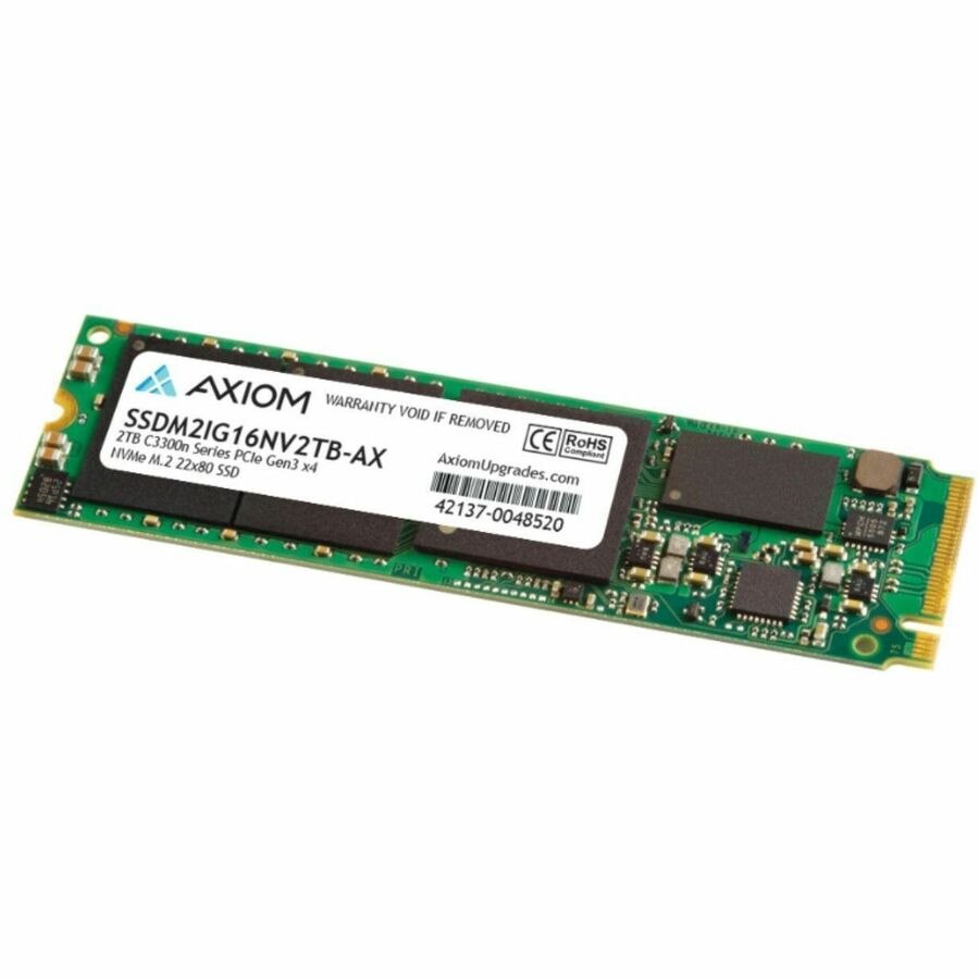 Axiom C3300n 2 TB Solid State Drive - M.2 2280 Internal - PCI Express NVMe (PCI Express NVMe 3.0 x4) - TAA Compliant