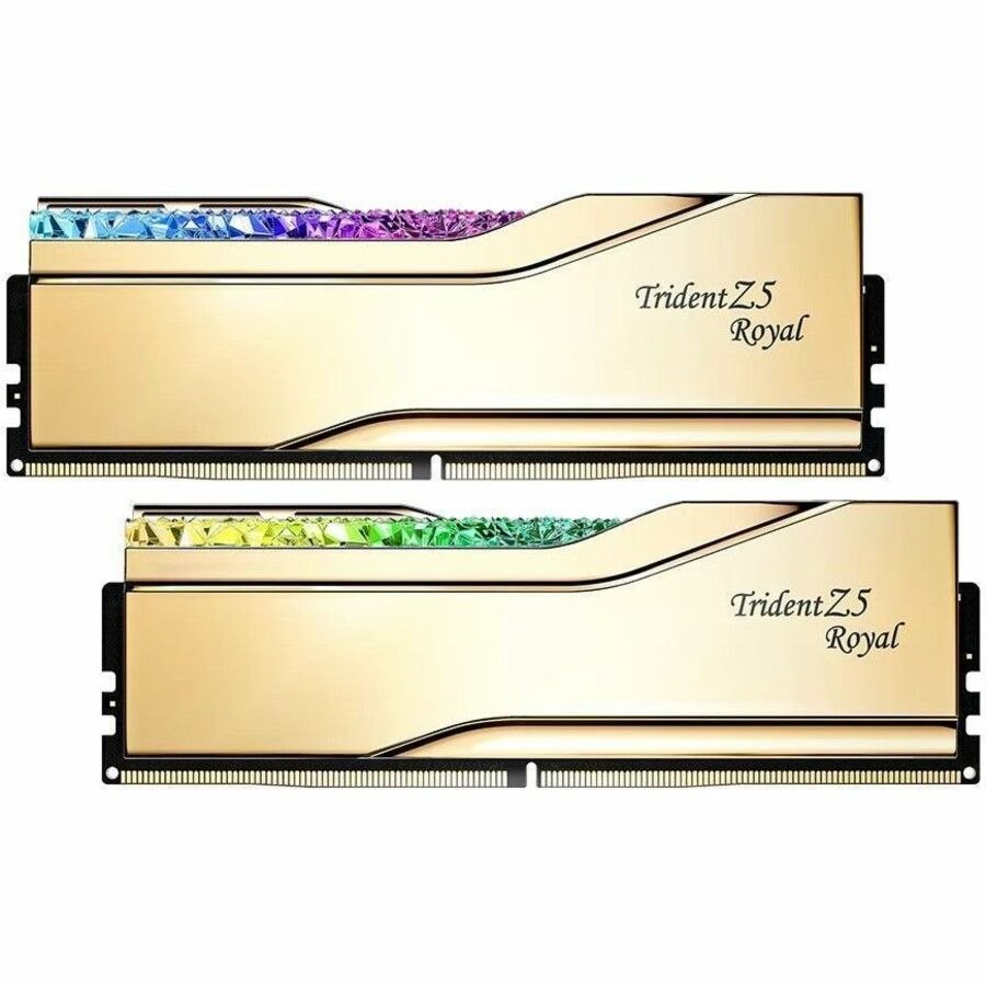 G.SKILL Trident Z5 Royal RAM Module for Motherboard, Desktop PC - 48 GB (2 x 24GB) - RGB - DDR5-8000/PC5-64000 DDR5 SDRAM - 8000 MHz - CL40 - 1.35 V