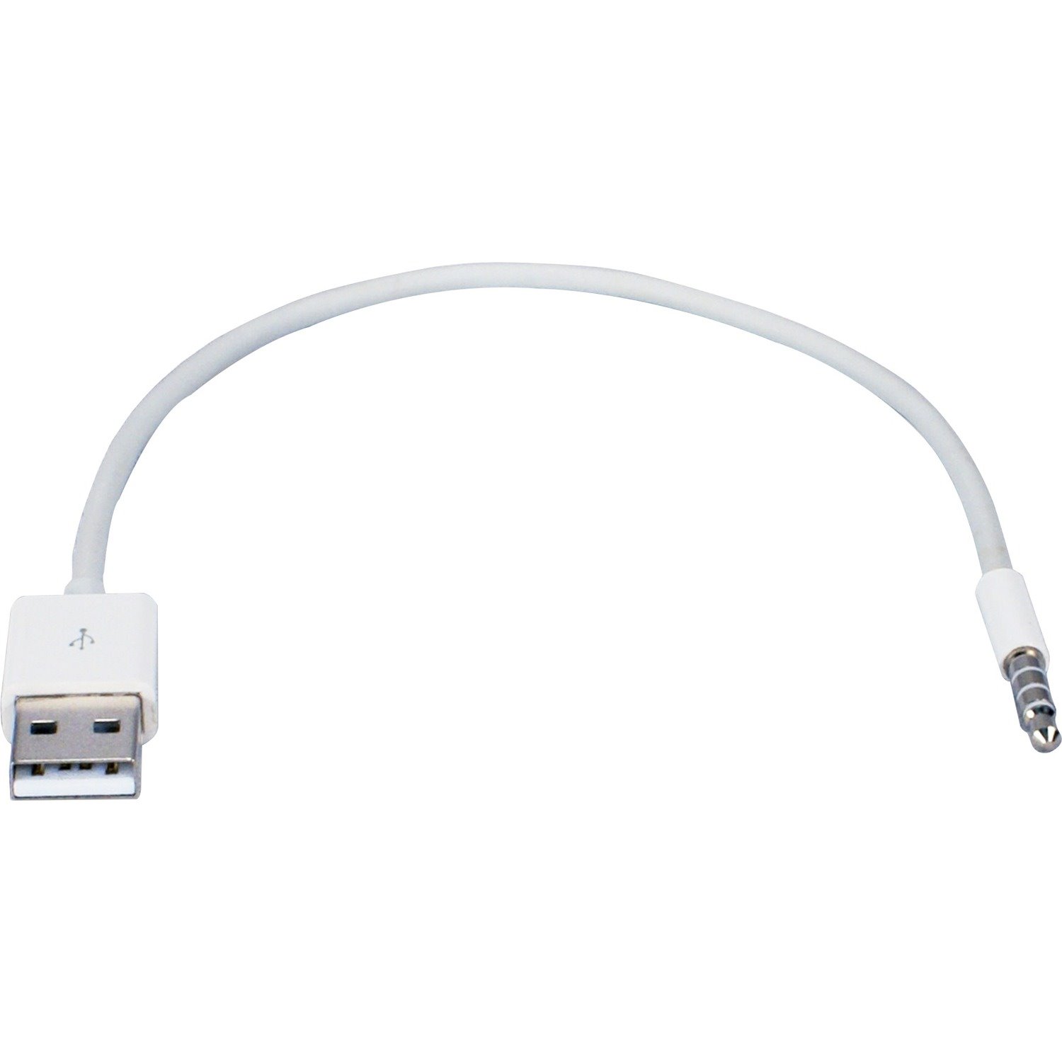 QVS USB Stereo Audio, Sync & Charger Cable for iPod Shuffle