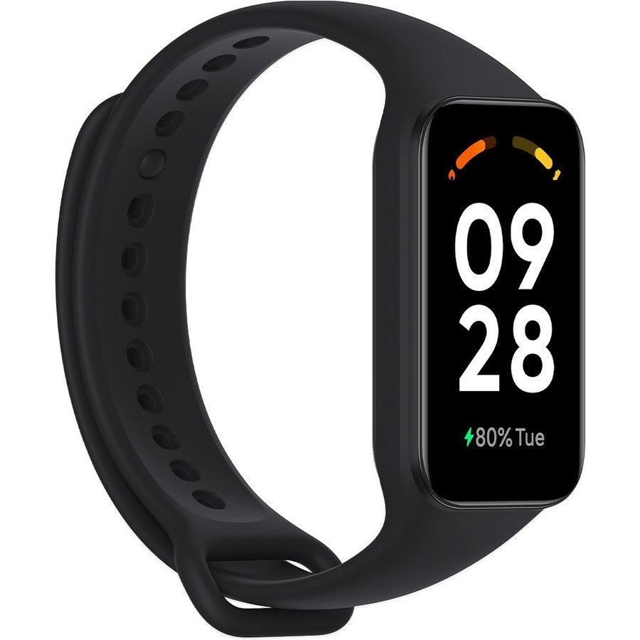 Redmi Smart Band - 42.81 mm Case Height - 25.42 mm Case Width - Black Body Color - Tempered Glass Body Material - Thermoplastic Polyurethane (TPU) Band Material