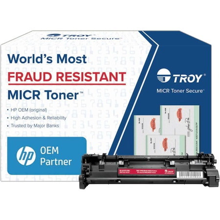 Troy Toner Secure Original MICR Standard Yield Laser Toner Cartridge - Alternative for Troy, HP CF226A - Black - 1 Pack