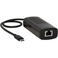 Tripp Lite by Eaton USB-C to RJ45 Gigabit Ethernet Network Adapter (M/F) - USB 3.1 Gen 1 2.5 Gbps Ethernet Black
