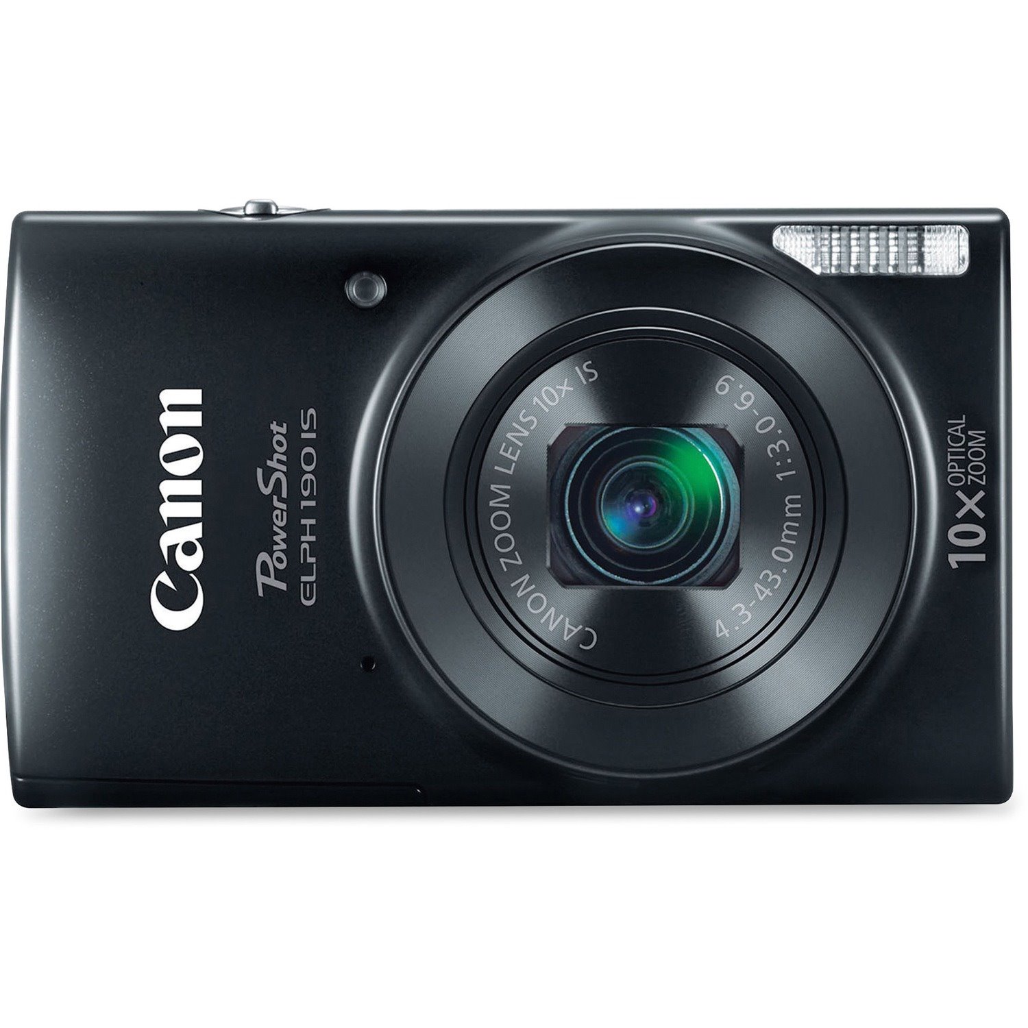 Canon PowerShot 190 IS 20 Megapixel Compact Camera - Black