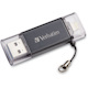 32GB Store 'n' Go Dual USB 3.2 Gen 1 Flash Drive for Apple Lightning Devices - Graphite