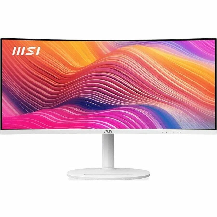 MSI Modern MD342CQPW 34" Class UW-QHD Curved Screen LCD Monitor - 21:9