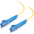 C2G-20m LC-LC 9/125 OS1 Simplex Singlemode PVC Fiber Optic Cable - Yellow
