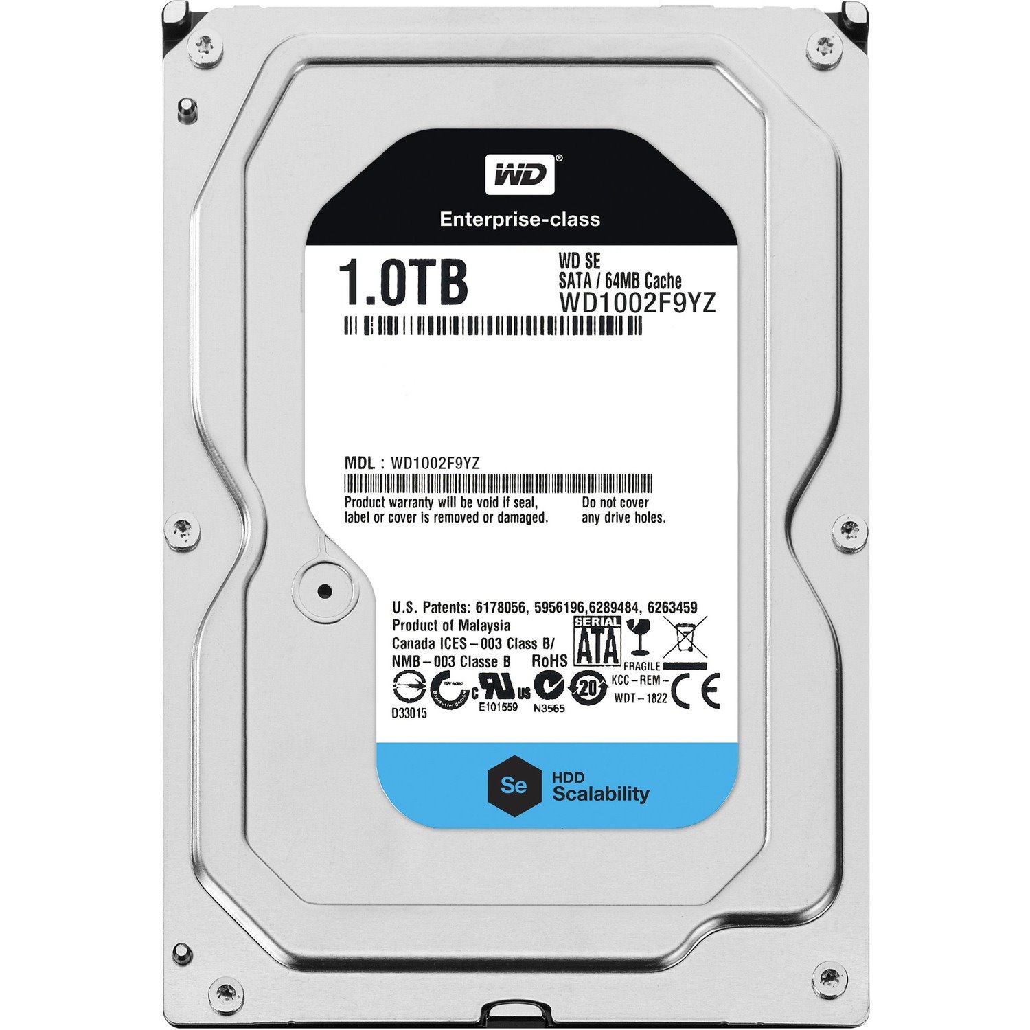 WD Se WD1002F9YZ 1 TB Hard Drive - 3.5" Internal - SATA (SATA/600)