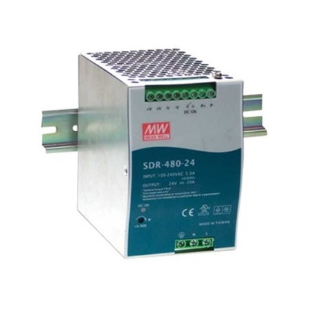 B+B SmartWorx 480W Single Output Industrial Din Rail With PFC Function
