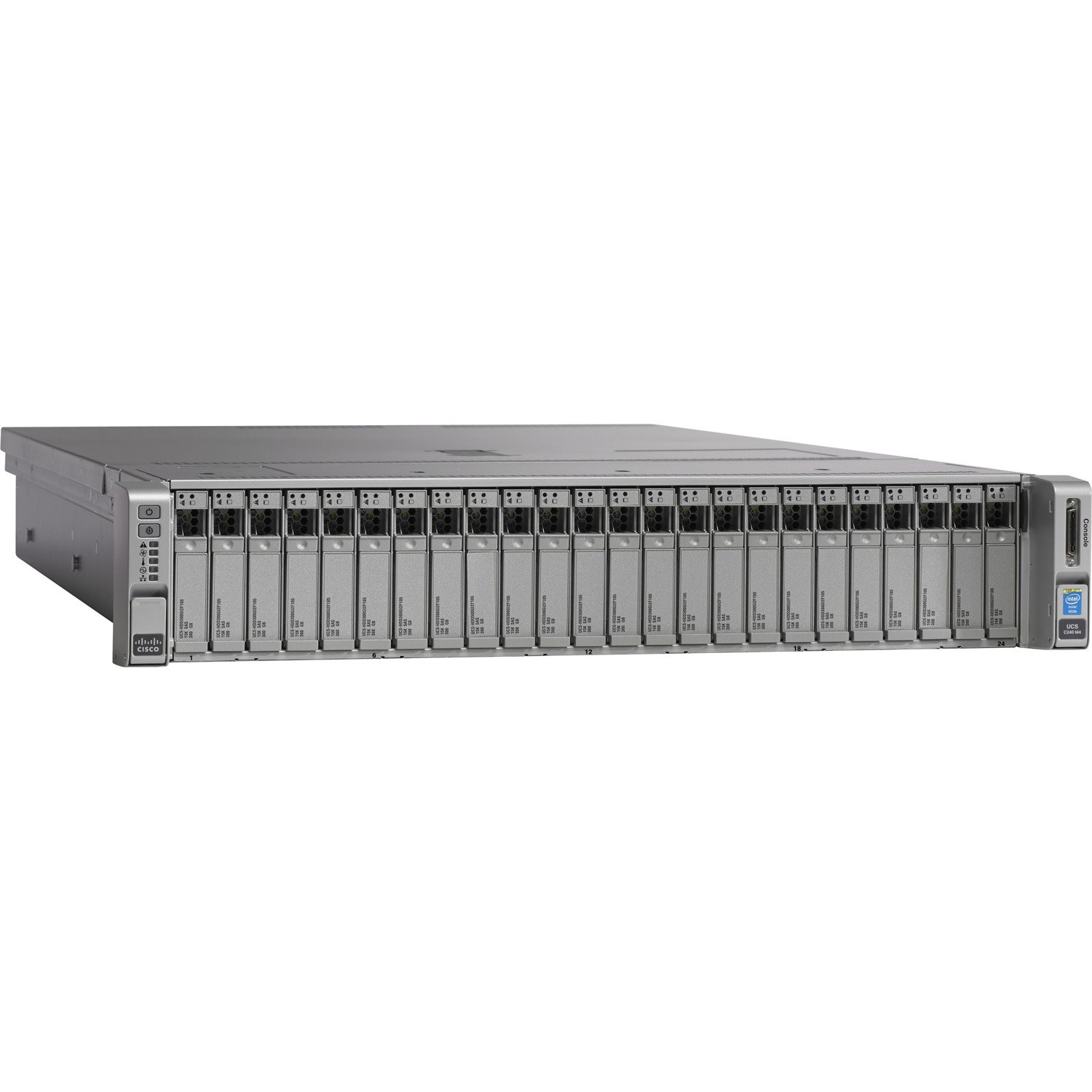 Cisco C240 M4 2U Rack Server - 2 x Intel Xeon E5-2637 v3 3.50 GHz - 256 GB RAM - 12Gb/s SAS, Serial ATA Controller