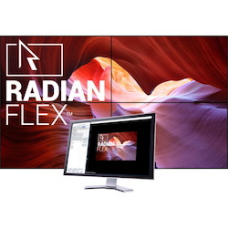 Black Box Radian Flex Pro Video Wall Software + 1 Year Double Diamond Warranty (Standard) - License - 1 License