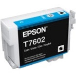 Epson UltraChrome HD T7602 Original Inkjet Ink Cartridge - Cyan - 1 Pack