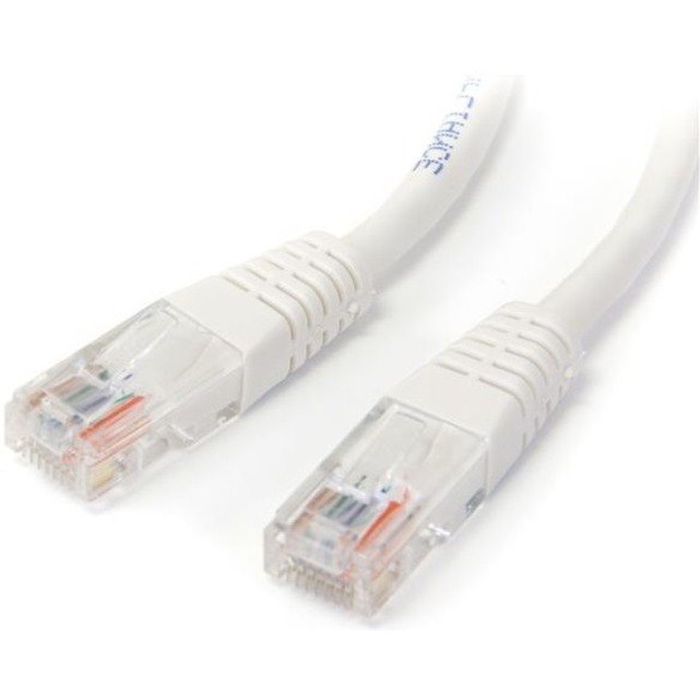 StarTech.com 25 ft White Molded Cat5e UTP Patch Cable