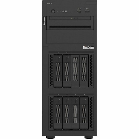 Lenovo ThinkSystem ST250 V2 7D8FA00AAU Tower Server - 1 x Intel Xeon E-2378G 2.80 GHz - 16 GB RAM - Serial ATA/600 Controller