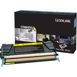Lexmark High Yield Laser Toner Cartridge - Yellow - 1 / Pack