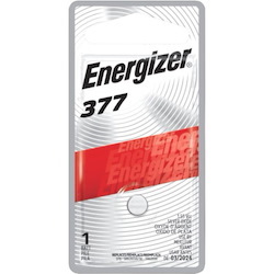 Energizer 377 Silver Oxide Button Battery, 1 Pack