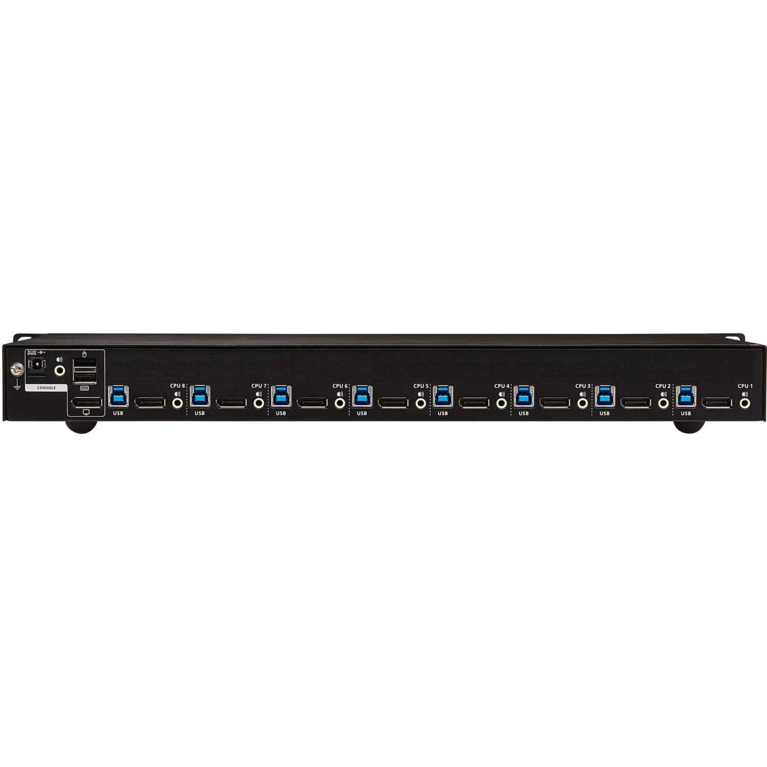 Tripp Lite by Eaton 8-Port DisplayPort/USB KVM Switch with Audio/Video and USB Peripheral Sharing, 4K 60 Hz, 1U Rack-Mount