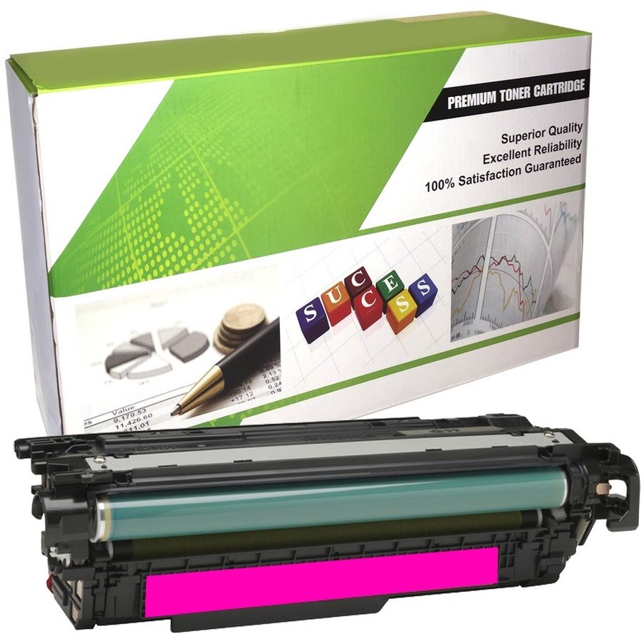 eReplacements Remanufactured Toner Cartridge - Alternative for HP 654A (CF333A) - Magenta