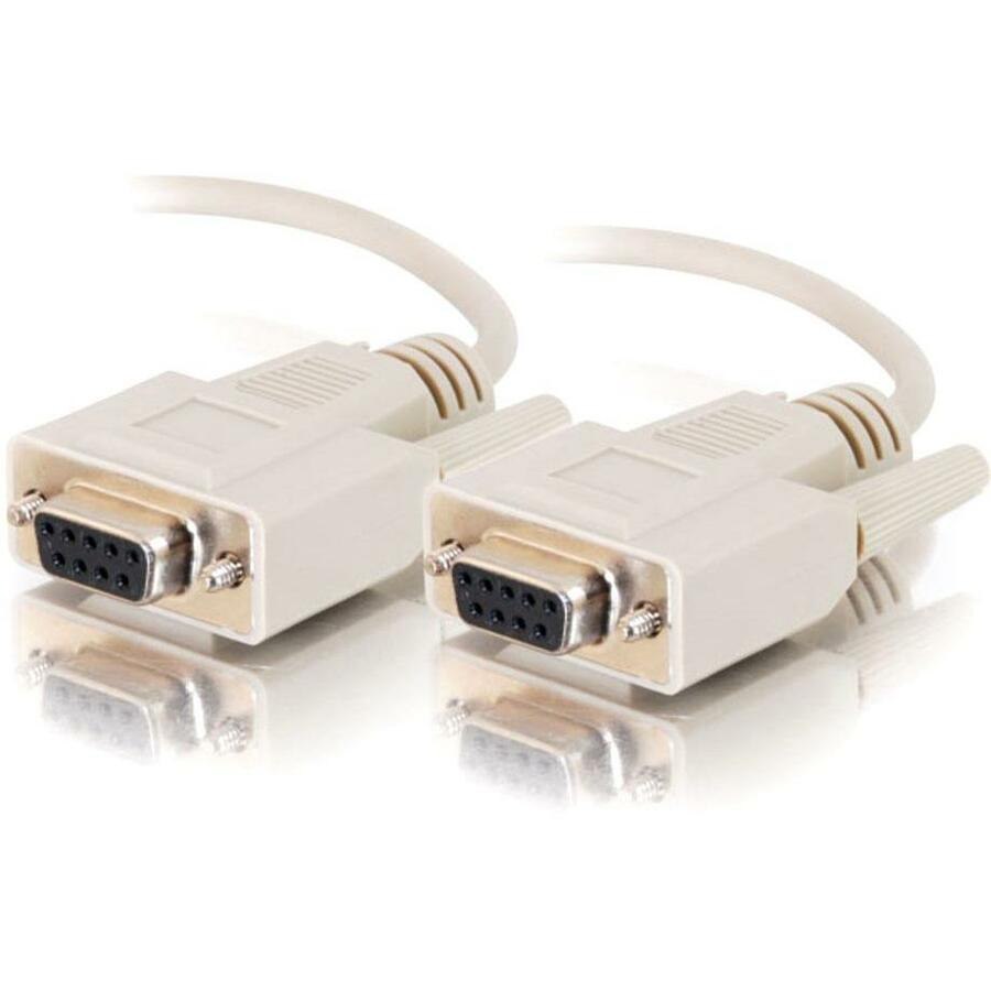 C2G 15ft DB9 F/F Cable - Beige