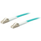 AddOn 2m LC (Male) to LC (Male) Aqua OM4 Duplex Fiber OFNR (Riser-Rated) Patch Cable