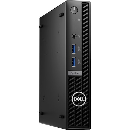 Dell OptiPlex 7000 7010 Micro Plus Micro Tower Thin Client - Intel Core i3 (13th Gen) i3-13100T Quad-core (4 Core) 2.50 GHz - Black