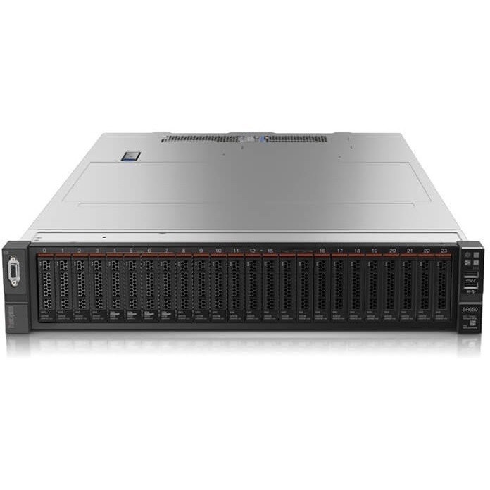 Lenovo ThinkSystem SR650 7X06A08NAU 2U Rack Server - 1 x Intel Xeon Gold 5118 2.30 GHz - 16 GB RAM - 12Gb/s SAS, Serial ATA/600 Controller