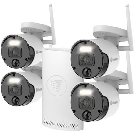 Swann 4 Camera 4 Channel 1080P HD Wi-Fi NVR Security System - SWNVK-500SD4 - 1 TB HDD