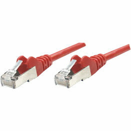 Intellinet Network Solutions Cat6 UTP Network Patch Cable, 1.5 ft (0.5 m), Red