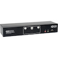 Tripp Lite by Eaton 2-Port Dual Monitor DVI KVM Switch TAA GSA with Audio and USB 2.0 Hub Cables included