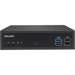 Shuttle XPC slim DH02U3 Barebone System - Slim PC - Intel Core i3 7th Gen i3-7100U