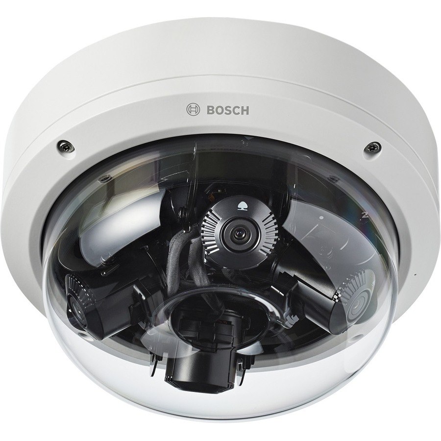 Bosch FLEXIDOME multi 12 Megapixel Indoor/Outdoor HD Network Camera - Color, Monochrome - Dome - TAA Compliant