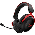 HyperX Cloud II Wireless Over-the-ear, Over-the-head Stereo Gaming Headset - Black, Red