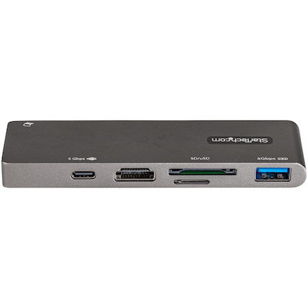 StarTech.com USB C Multiport Adapter for MacBook Pro/Air, USB Type-C to 4K HDMI, Power Delivery, SD/MicroSD, USB 3.0 Hub, USB-C Mini Dock