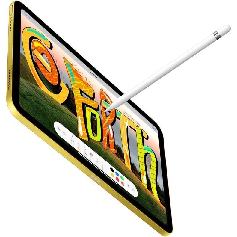 Apple iPad (10th Generation) A2696 Tablet - 10.9" - Apple A14 Bionic Hexa-core - 4 GB - 64 GB Storage - Yellow