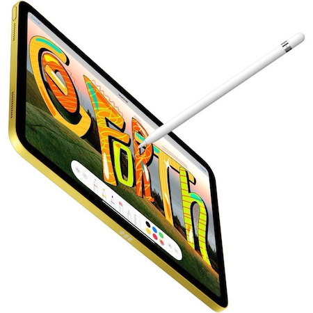 Apple iPad (10th Generation) A2696 Tablet - 10.9" - Apple A14 Bionic Hexa-core - 256 GB Storage - iPad OS - Yellow