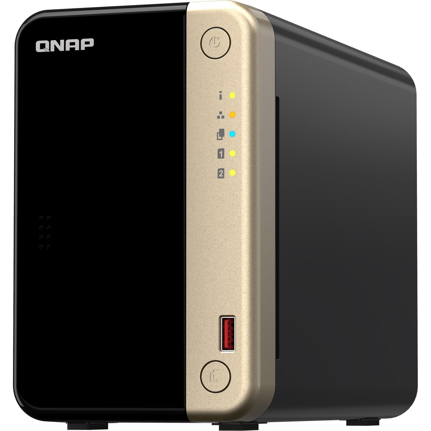 QNAP Turbo NAS TS-264-8G 2 x Total Bays SAN/NAS Storage System - 4 GB Flash Memory Capacity - Intel Celeron Quad-core (4 Core) - 8 GB RAM - DDR4 SDRAM Tower