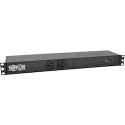 Tripp Lite by Eaton PDU 2kW 100-127V Single-Phase Basic PDU with ISOBAR Surge Protection - 3840 Joules 14 Outlets L5-20P Input (5-20P Adapter) 6 ft. Cord 1U