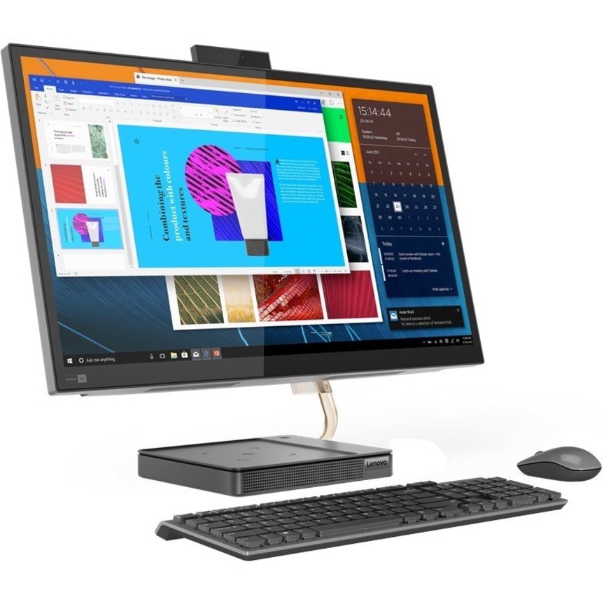 Lenovo IdeaCentre 5 27IOB6 F0G4008MUK All-in-One Computer - Intel Core i7 11th Gen i7-11700T - 16 GB - 1 TB SSD - 68.6 cm (27") WQHD - Desktop - Stormy Gray