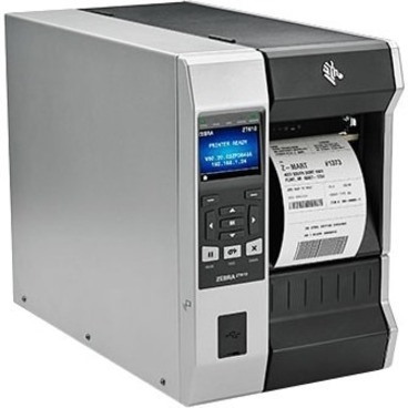 Zebra ZT610 Desktop, Industrial Direct Thermal/Thermal Transfer Printer - Monochrome - Label Print - Ethernet - USB - Yes - Serial - Bluetooth - UK