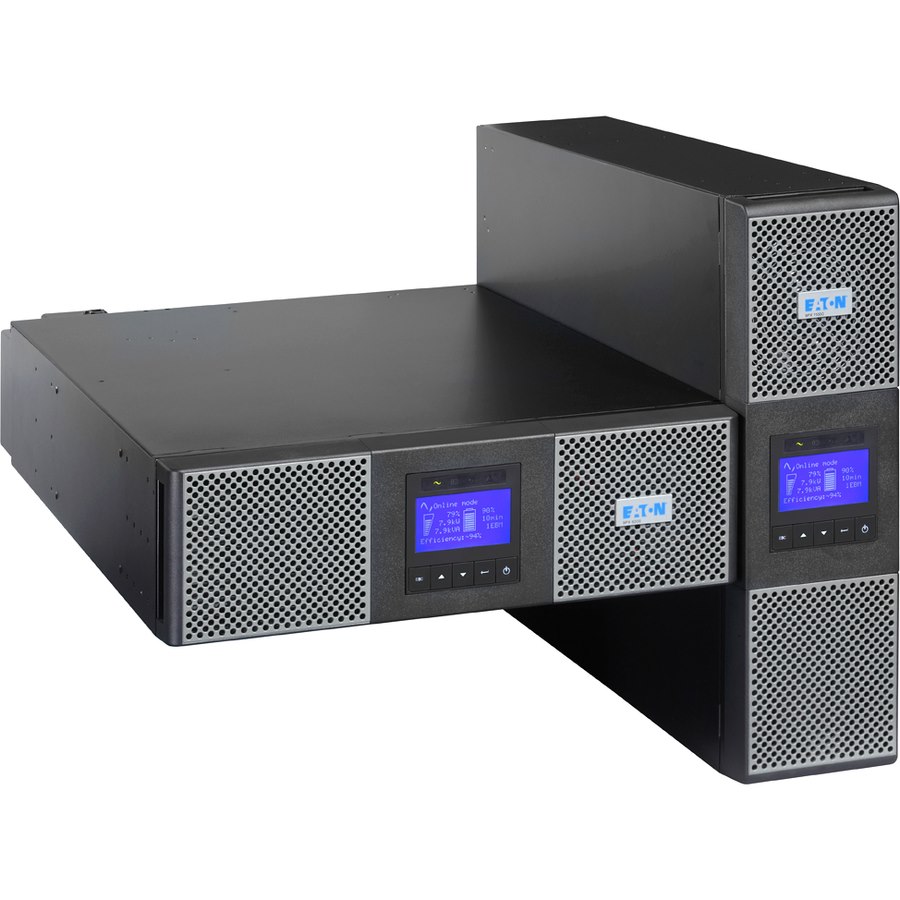 Eaton 9PX 5000VA 4500W 208V Online Double-Conversion UPS - Hardwired Input / Output, Cybersecure Network Card, Extended Run, 6U Rack/Tower - Battery Backup