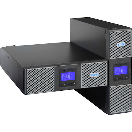 Eaton 9PX 5000VA 4500W 208V Online Double-Conversion UPS - Hardwired Input / Output, Cybersecure Network Card, Extended Run, 6U Rack/Tower - Battery Backup