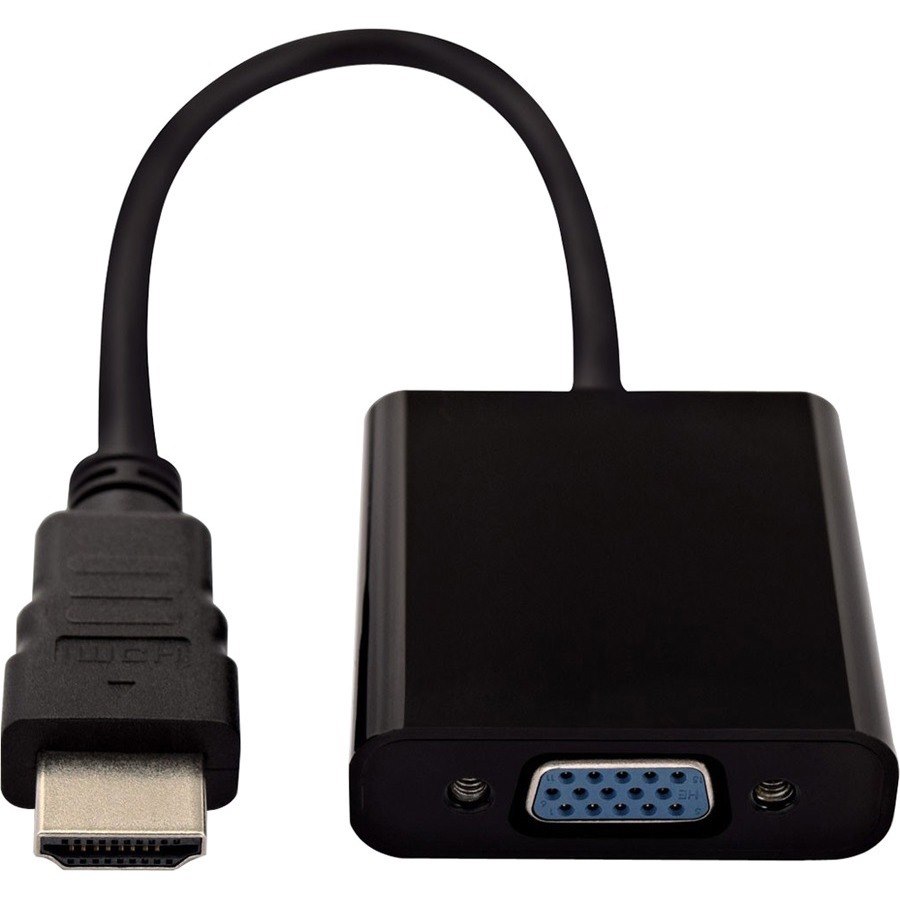 V7 Black Video Adapter HDMI Male to VGA Female